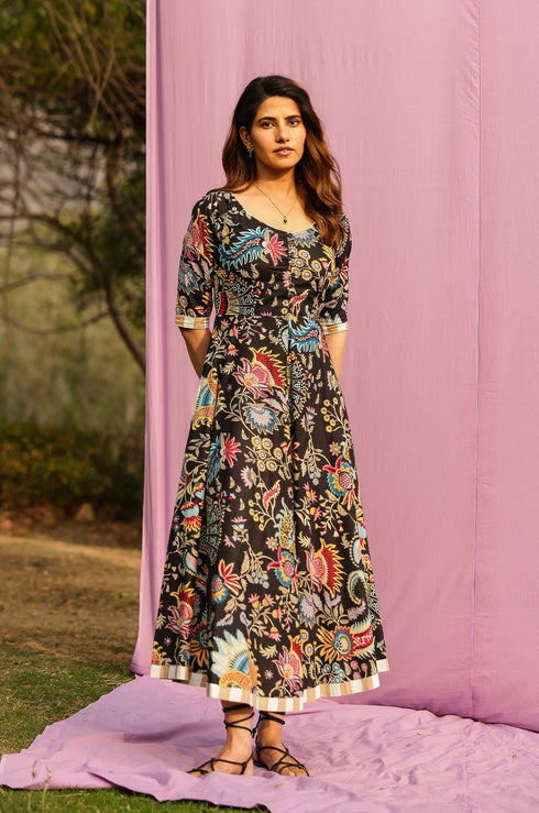 Barkha Fit & Flare Dress